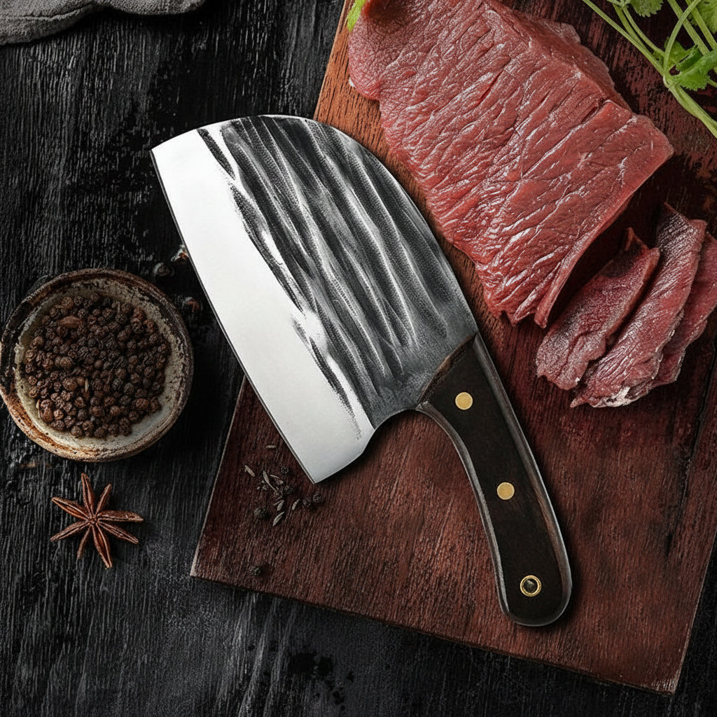 Chief Boning Serbian Chopping Knife