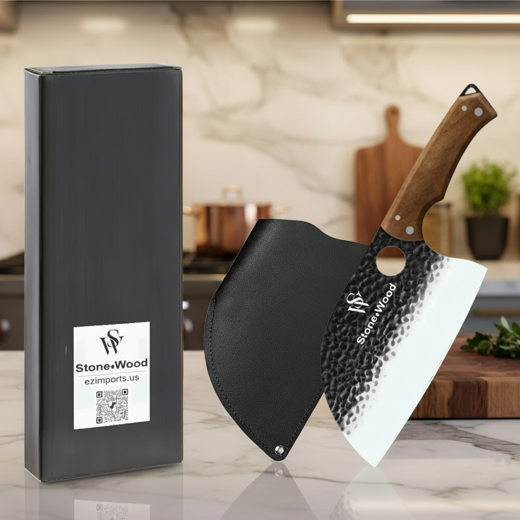 Cleaver Serbian style Upscale Butcher's Knife
