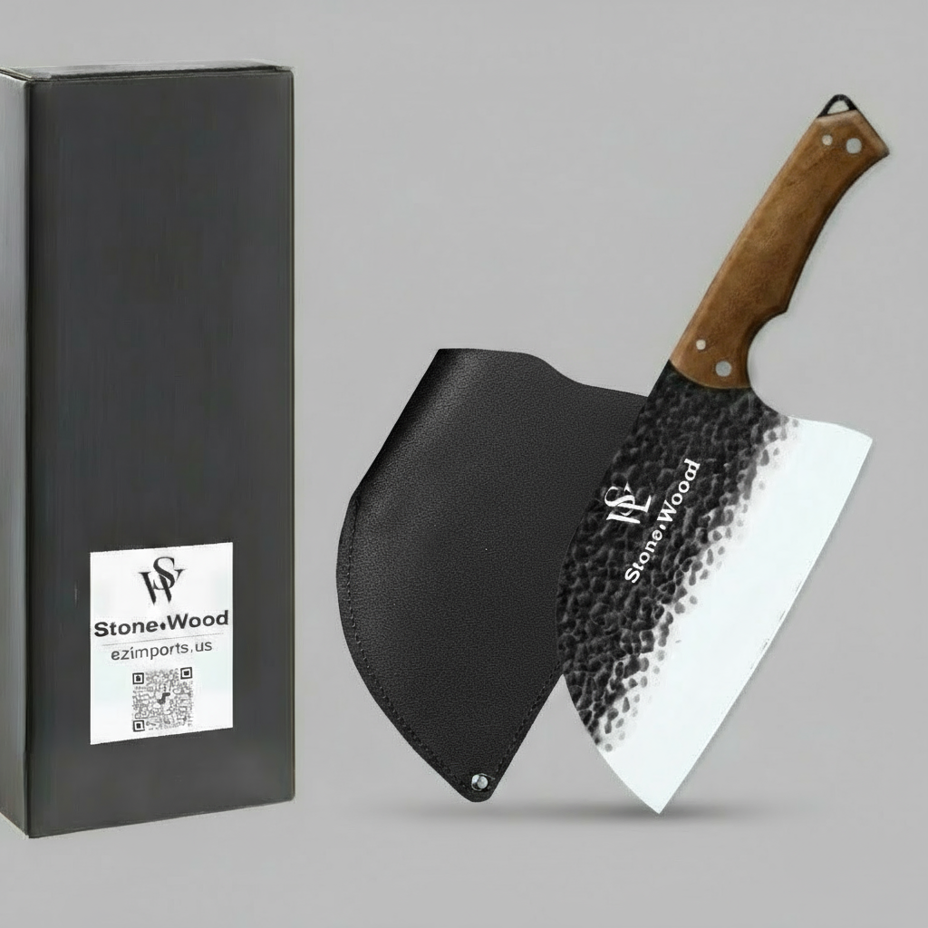 Cleaver Serbian style Upscale Butcher's Knife