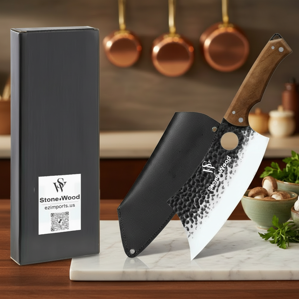 Viking style Upscale Butcher's Knife