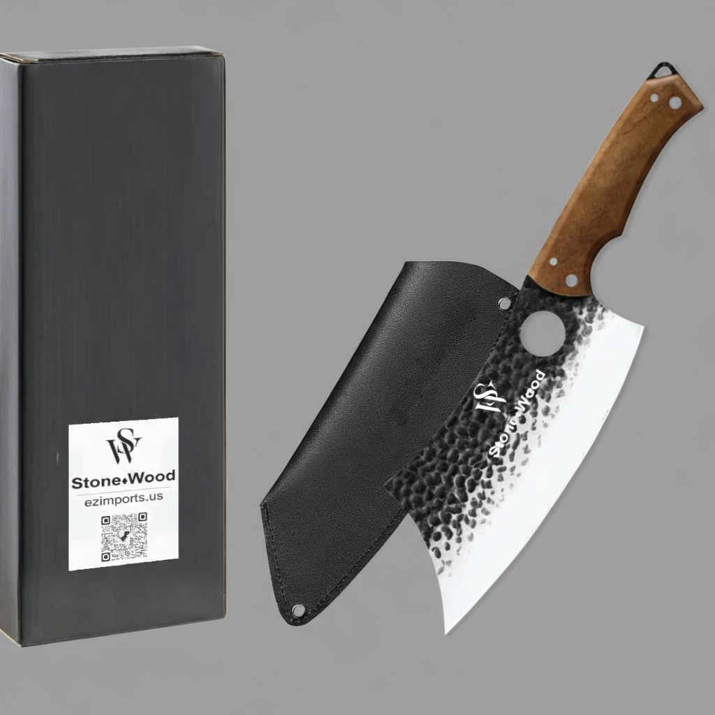 Viking style Upscale Butcher's Knife